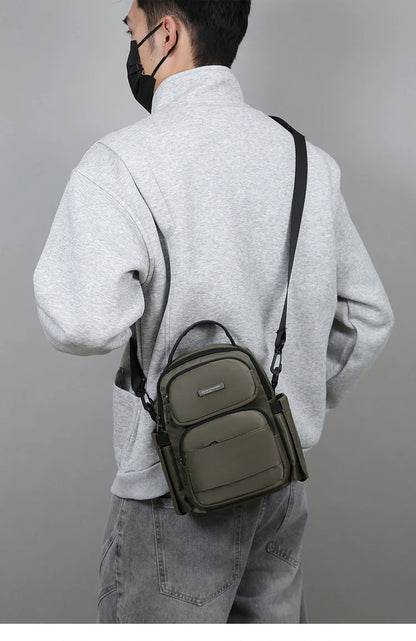 Men's Bag Outdoor Travel Shoulder Bag High Quality Nylon Crossbody Bags For Man Multi Functional Men's Handbag Bag Waist Packs