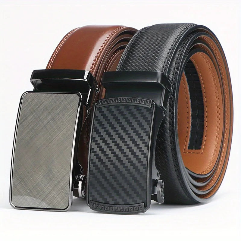Genuine Leather men belts Casual Fashion Business Men Belt Durable alloy buckle high-quality belt decoration suitable for jeans