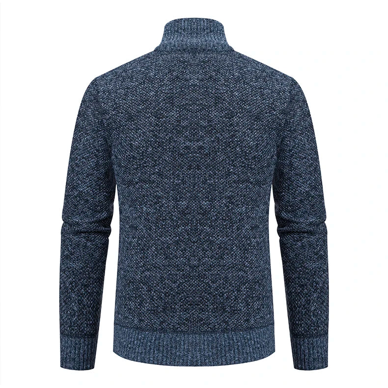 Spring Autumn Knit Cardigan Men Sweater Coat Man Clothes Brown Grey Brand Male Knitting Jackets