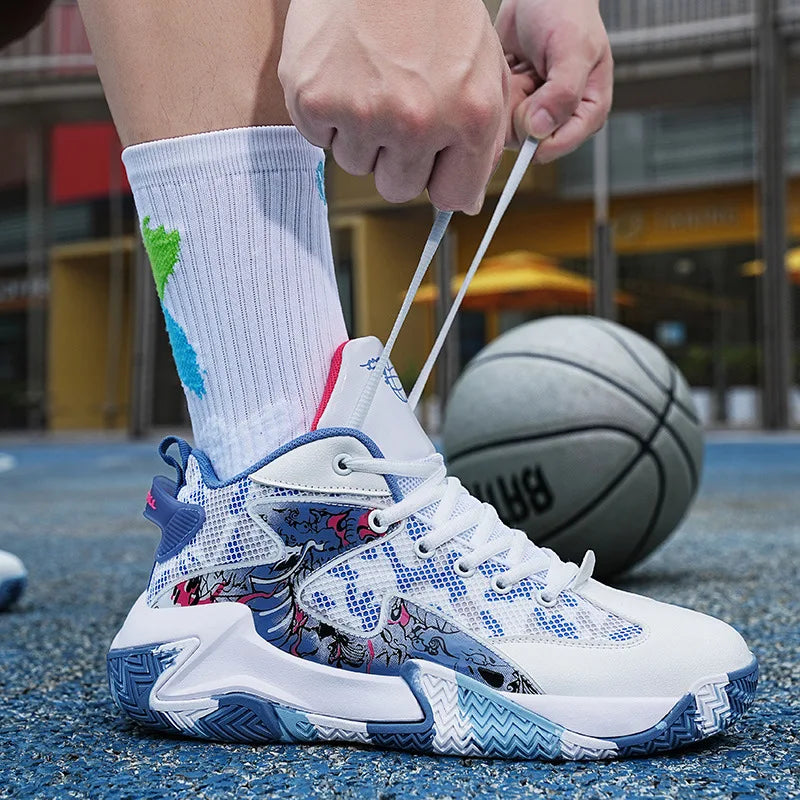 New Men Fashion Sports Shoes Basketball  Anti slip Breath Shoes Training comfort Athletic Sneakers Outdoor Walking Shoes Zapatos