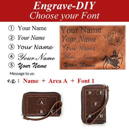 CONTACT'S Genuine Leather Key Wallets Key Chain Holder Full Grain Leather AirTag Slot Male Mini Wallets Key Pouch Card Holders
