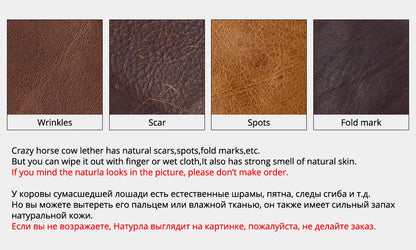 HUMERPAUL Genuine Leather Men's Wallet Fashion Quality Travel Purse Rfid Protect Credit Card Holder Wollst for Men with Chain