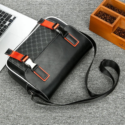 Fashion Casual Men Satchels Bag High Quality Soft PU Leather Men's Flap Handbag Casual Male Shoulder Bag Clutches Bag