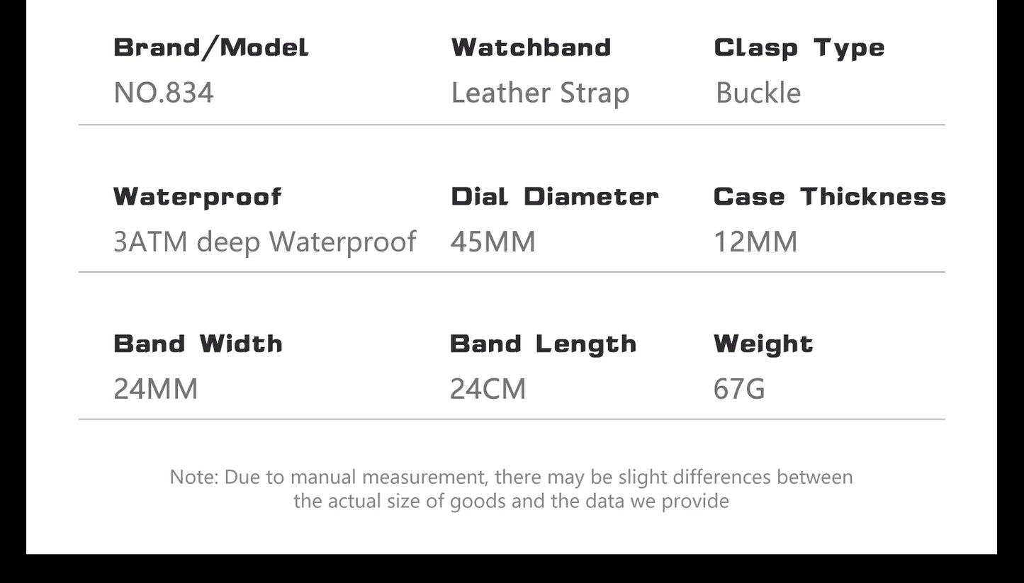 POEDAGAR Top Business Man Wristwatch Date Chronograph Waterproof Luminous Luxury Men Watch Leather Quartz Men's Watches Male+Box