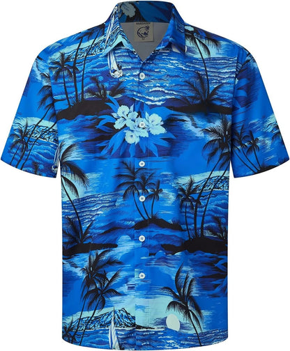 Men's Coconut Tree 3D Print Shirt for Summer - Quick-Drying, Loose Fit, Suitable for Everyday Wear, Perfect for Beach Vacations