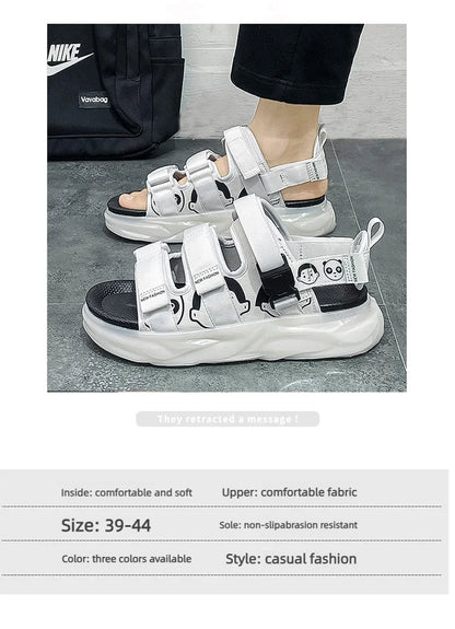 High Quality Men's Sandals Designer Platform Sandals for Men Fashion Outdoor Casual Sports Sandals 2026 Summer Beach Sandalias