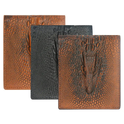 Men's Wallets Luxury Alligator Pattern Men Money Bag Safe Clutch Bag Business Style Male Money Purse Card Fashion Casual Holder