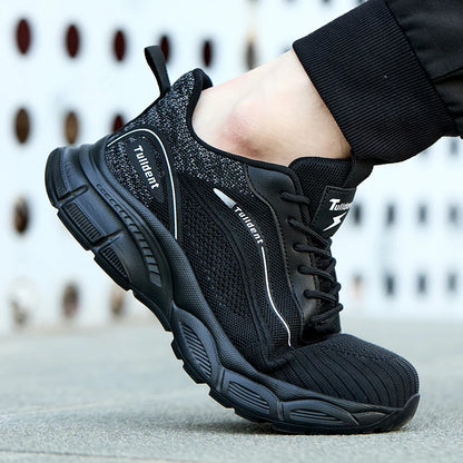 Men's safety shoes, anti smash and anti stab work shoes, men's indestructible safety boots, insulated shoes, tactical boots