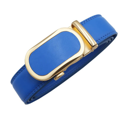 Women man Genuine Leather Belt For Female Strap Casual All-match Ladies Adjustable Belts Designer Automatic man belt buckle