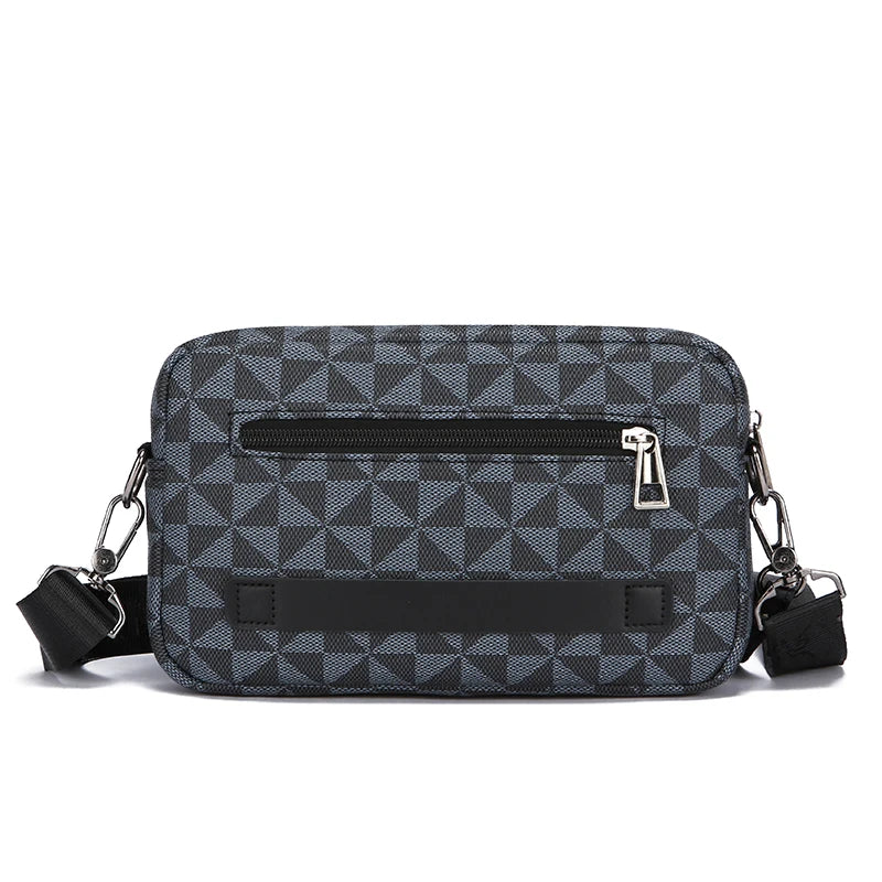 Business Men's Clutch Bags High Quality PU Leather Man's Small Shoulder Bag Multi-Functional Men Handbag Bag With Waist Strap