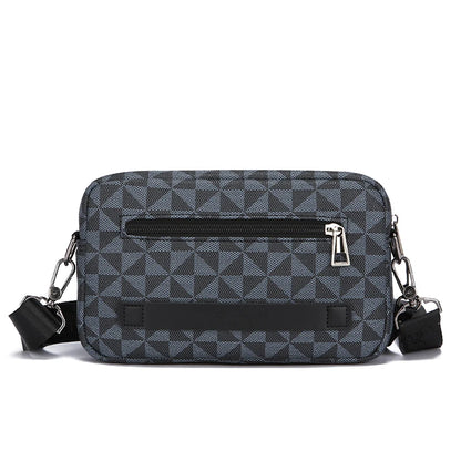 Business Men's Clutch Bags High Quality PU Leather Man's Small Shoulder Bag Multi-Functional Men Handbag Bag With Waist Strap