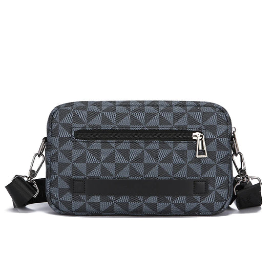 Business Men's Clutch Bags High Quality PU Leather Man's Small Shoulder Bag Multi-Functional Men Handbag Bag With Waist Strap