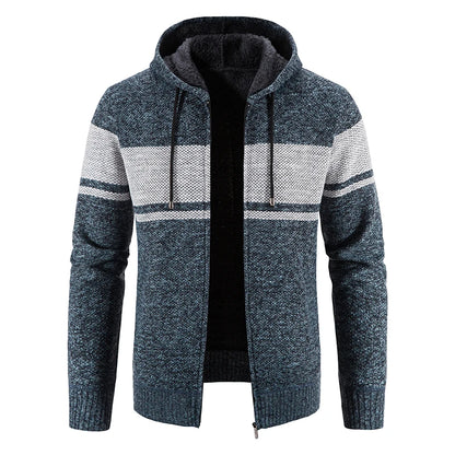 LEGIBLE 2025 Men's Sweaters Autumn Winter Wool Zipper Cardigan Sweaters Man Casual Knitwear Sweatercoat Male