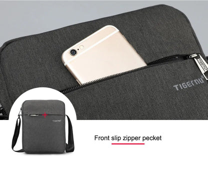 Tigernu New Men Messenger Bag High Quality Waterproof Shoulder Bag For Men Business Travel Crossbody Bag Male Mini Bag