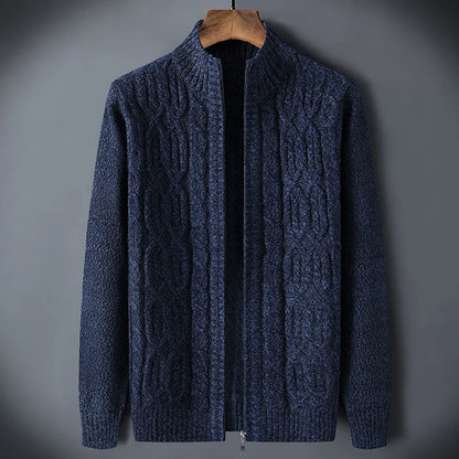 Vintage Autumn Winter Men `s Sweater  Male Cardigan  Plaid knitted Sweater Men Clothing Outwear Coat  Korea  Jumpers
