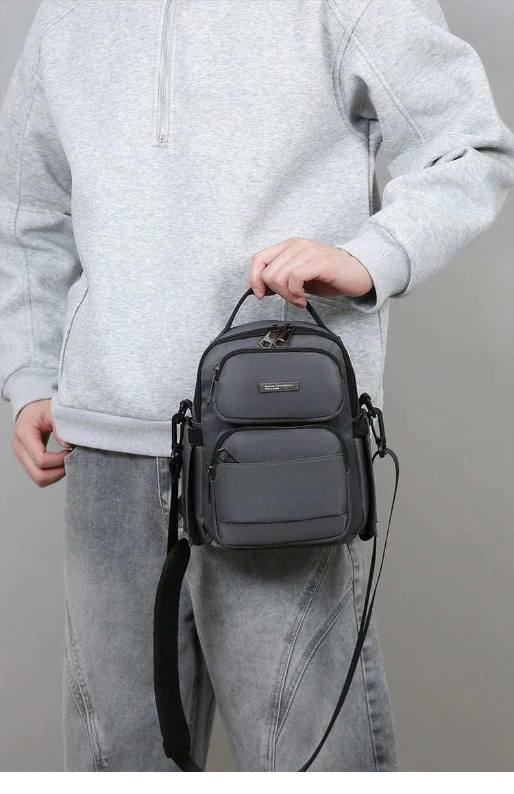 Men's Bag Outdoor Travel Shoulder Bag High Quality Nylon Crossbody Bags For Man Multi Functional Men's Handbag Bag Waist Packs
