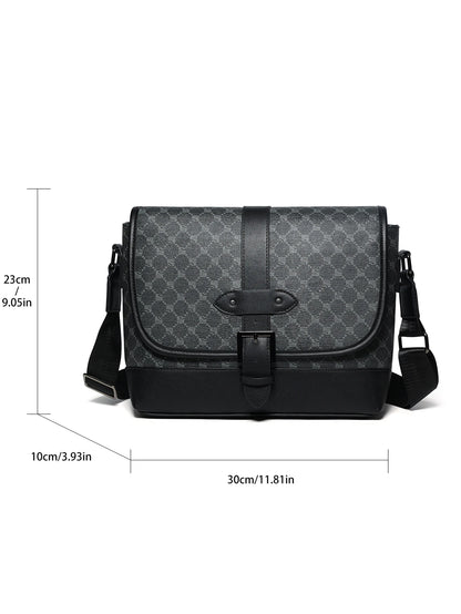 Cawmixy Leather Large Crossbody Bag for Men Bags Designer Man Messenger Bag Male Sling Pack Fashion Business Shoulder Bags