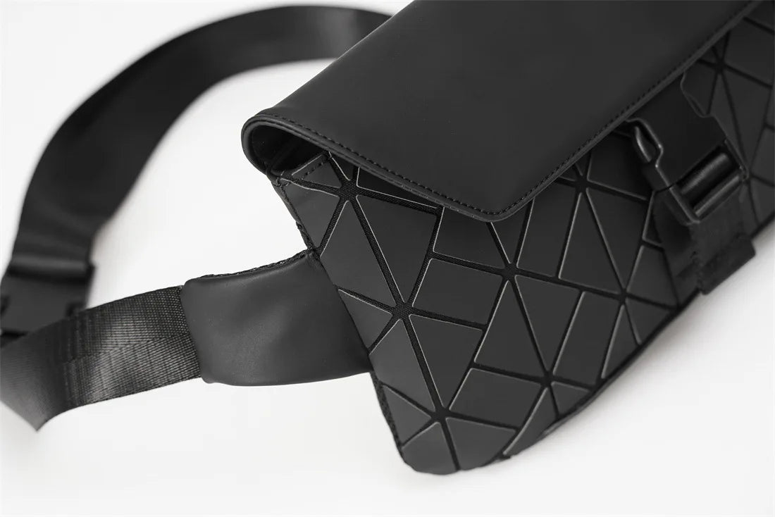 High-quality Fashion Men's Crossbody Bag Geometric Shoulder Messenger Bag Men Back Pack Waist Bag Crossbody Bags for Men Satchel