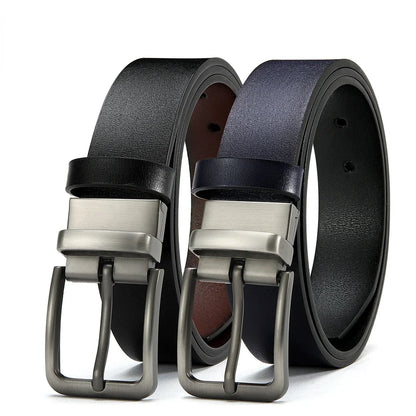 Men Leather Belt Automatic Buckle Pin Buckle High Quality Male Genuine Leather Strap Luxury Jeans for Men Men Accessori