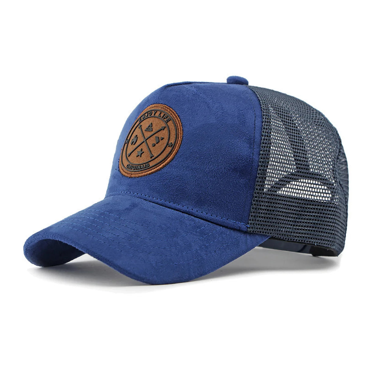 Mesh breathable baseball cap dome summer new sun protection sun visor hard top hat outdoor running sports cap duckbill cap