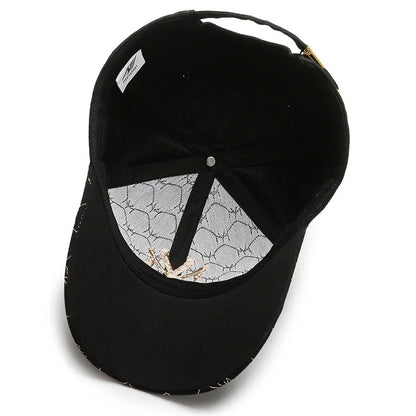 Fashion New MY Embroidered Baseball Cap Men Women Outdoor Sport Visor Sun Hat Adjustable Breathable Snapback Hip Hop Hats Gorras
