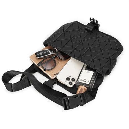 High-quality Fashion Men's Crossbody Bag Geometric Shoulder Messenger Bag Men Back Pack Waist Bag Crossbody Bags for Men Satchel