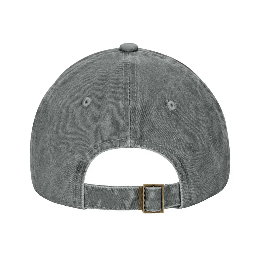 Men Baseball Cap South Sudan Emblem Charcoal Washed Denim Classic Vintage Cotton Dad Trucker Hat Unisex Adult