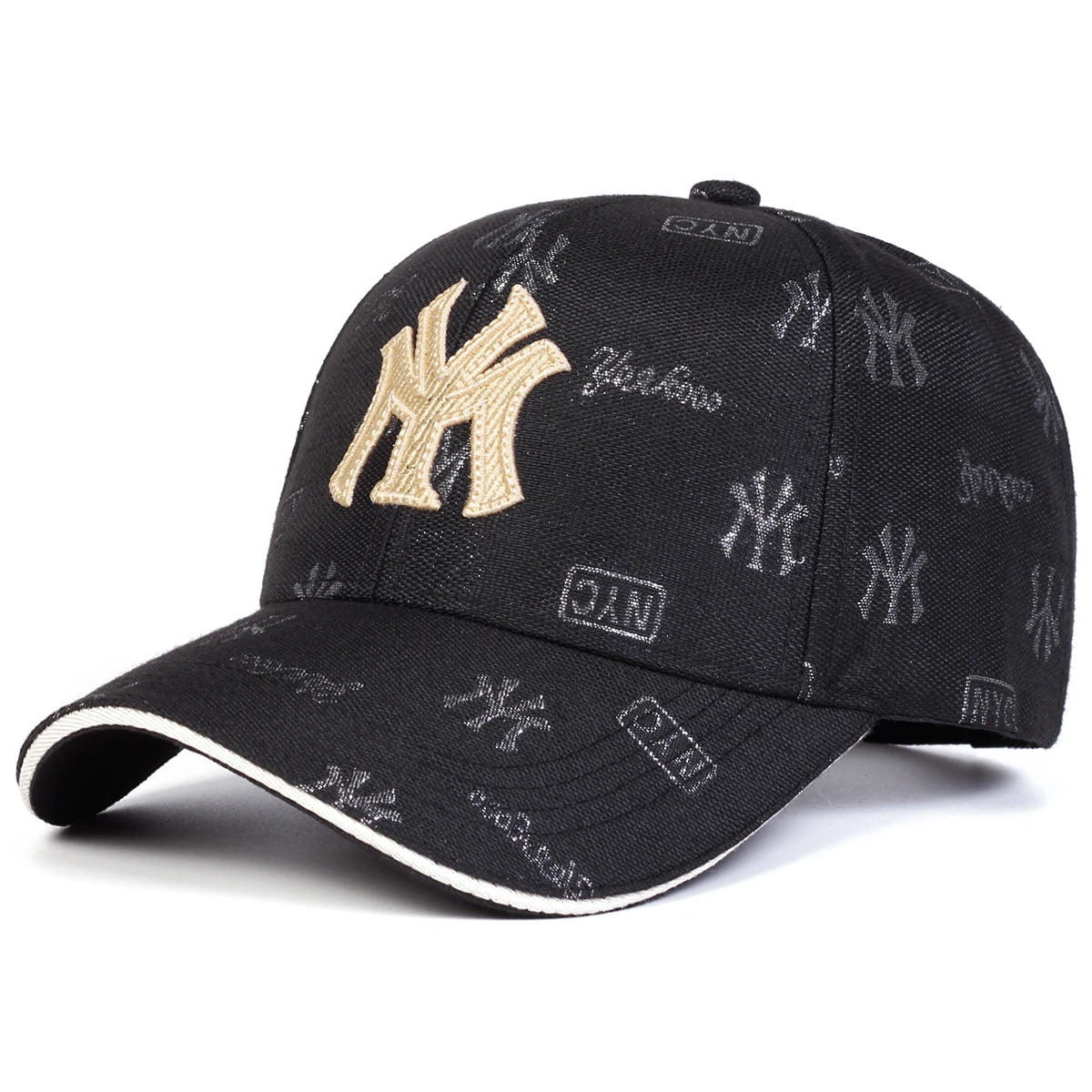Unisex MY Letter Embroidery Baseball Caps Spring and Autumn Outdoor Adjustable Casual Hats Sunscreen Hat Sports Cap