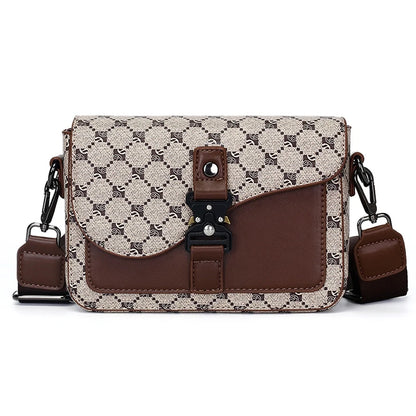 High-End Men's Stylish Crossbody Bag PU Leather Sling Bag Minimalist Business Shoulder Bag Perfect for Daily Commute Travel