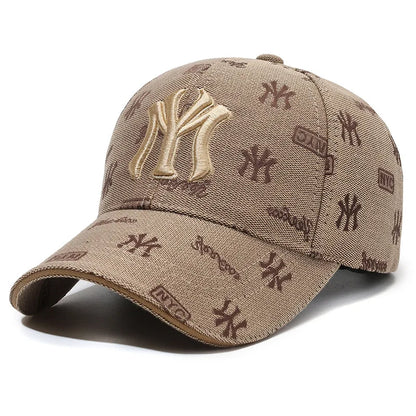 Fashion New High Quality Women Men Cap Hat Cool Lady Male MY Letters Baseball Cap Outdoor Visors Sun Cap Hat For Women Men