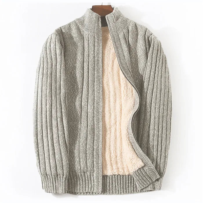 Plus Size M-6XL 7XL Winter Sweater Male Lamb Cashmere Knitted Black Cotton Polyester Thicken Warm Cardigan Men 2021 Clothing