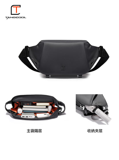 TANGCOOL Waterproof Sling Bag for Men Women Crossbody Fanny Pack Anti Theft Chest Bag For Travel Hiking Cycling
