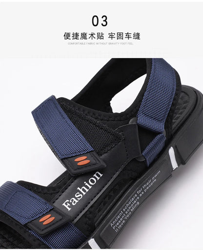 Men Sandals Summer Leisure Beach Holiday Sandals Men Shoes New Outdoor Sneakers Male Retro Comfortable Casual Sandals Men