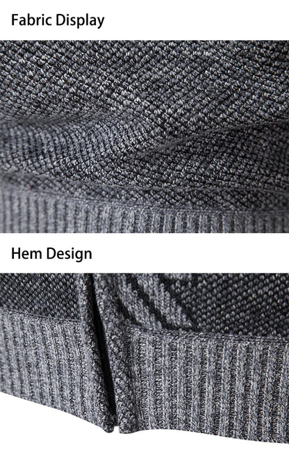 Spring Autumn Knit Cardigan Men Sweater Coat Man Clothes Brown Grey Brand Male Knitting Jackets