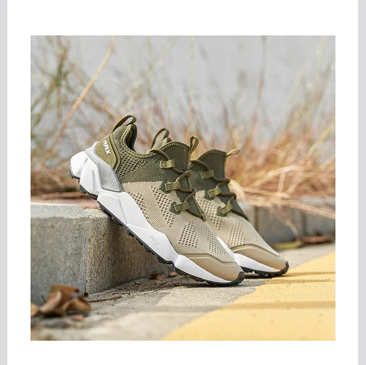 Rax Men's Running Shoes Women Breathable Jogging Shoes Men Lightweight Sneakers Men Gym Shoes Outdoor Sports Shoes Male zapatos