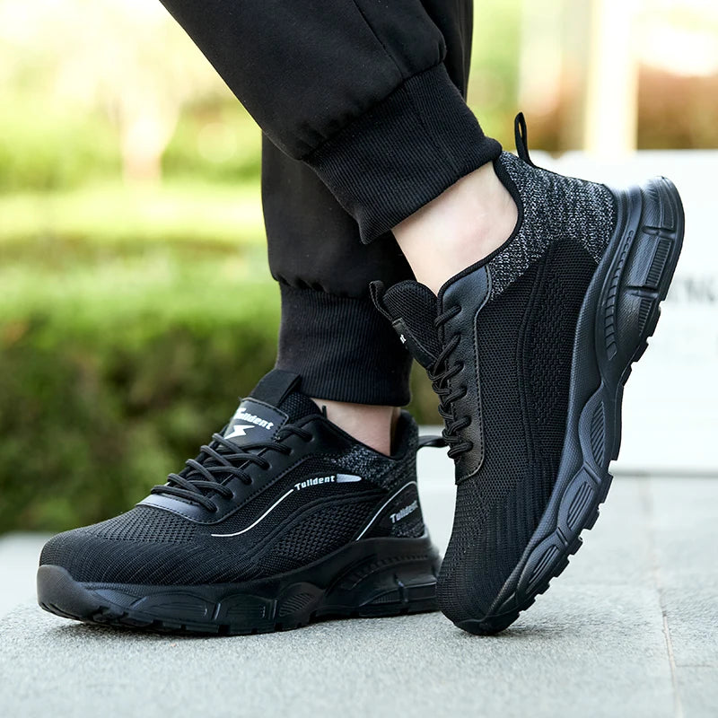 Men's safety shoes, anti smash and anti stab work shoes, men's indestructible safety boots, insulated shoes, tactical boots