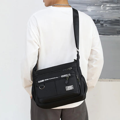 Men's business single-shoulder bag Large Capacity Men's Casual Multi-layer Pocket Fashion Single Shoulder Messenger  Bag