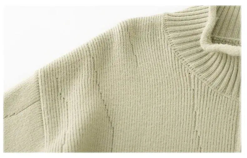 2026 Autumn Men's High Quality Comfortable Loose Solid Color Knitted Cardigan jacket Men's Fashion Trend Casual Sweater men