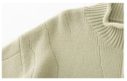 2026 Autumn Men's High Quality Comfortable Loose Solid Color Knitted Cardigan jacket Men's Fashion Trend Casual Sweater men