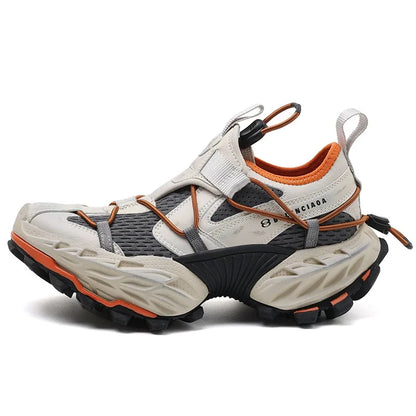 Men's Paris Shoes Top Version 2025 New Fashion Trend Dad Shoes Thick Bottom Heightening Casual Sports Shoes Rubber Outsole