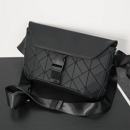 High-quality Fashion Men's Crossbody Bag Geometric Shoulder Messenger Bag Men Back Pack Waist Bag Crossbody Bags for Men Satchel