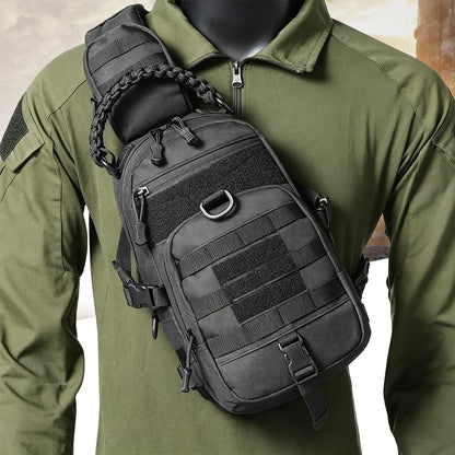 Camping Chest Bag Tactical Backpack for Men Sports Shoulder Outdoor Hiking Climbing Cycling Fishing MOLLE Sling EDC Fanny Pack