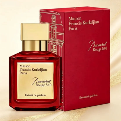 Luxury Unisex Fragrance Maison Francis Kurkdjian Baccarat Rouge 540 Extrait De Parfum 2.4Oz/70Ml Long Lasting Fresh Men's Fragrance Perfect Gift