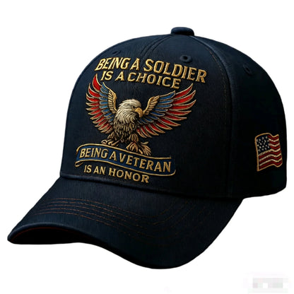 United States 250th Anniversary Cap Adjustable Washed Cotton Baseball Cap Vintage Tribute Eagle Printed Patriotic Trucker Hat