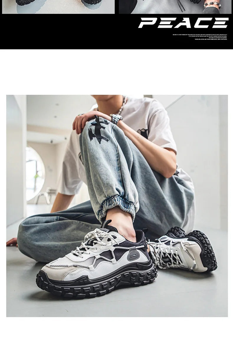 Men's sports running shoes breathable anti slip casual sneaker outdoor walking shoes for male students and men