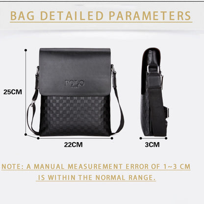 Men's checkered shoulder bag, men's shoulder bag, casual crossbody bag, small bag, crossbody bag, checkered hanging bag