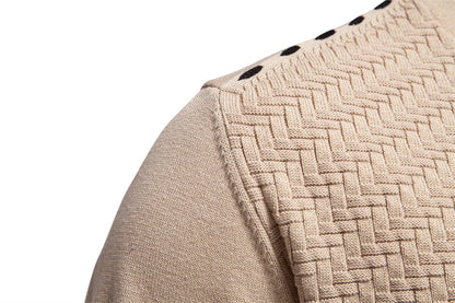 2025 Men's V-Neck Button-Up Cotton Cardigan Sweater Casual Knitwear Social Knitted Cardigans for Men