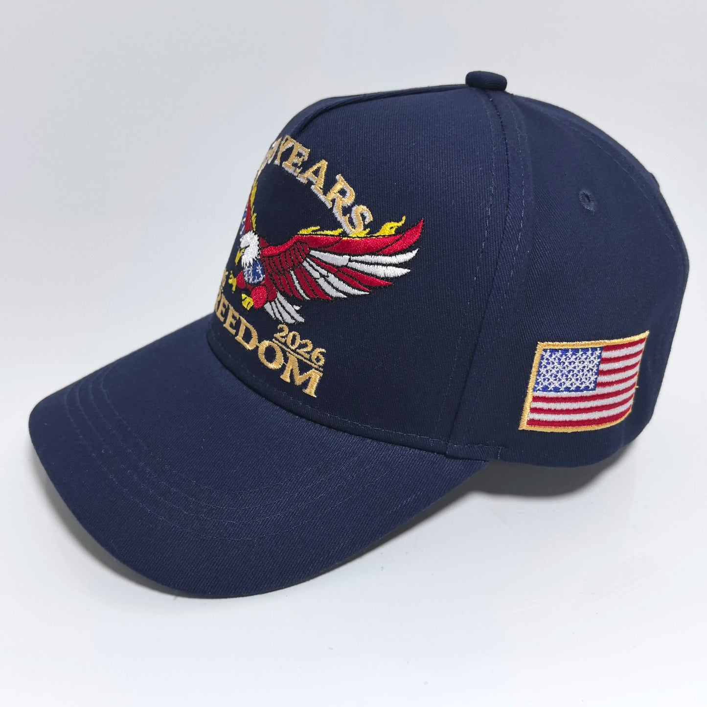 One USA 250th Anniversary Embroidered Baseball Cap Suitable for both men and women An ideal choice for personal use or as a gift