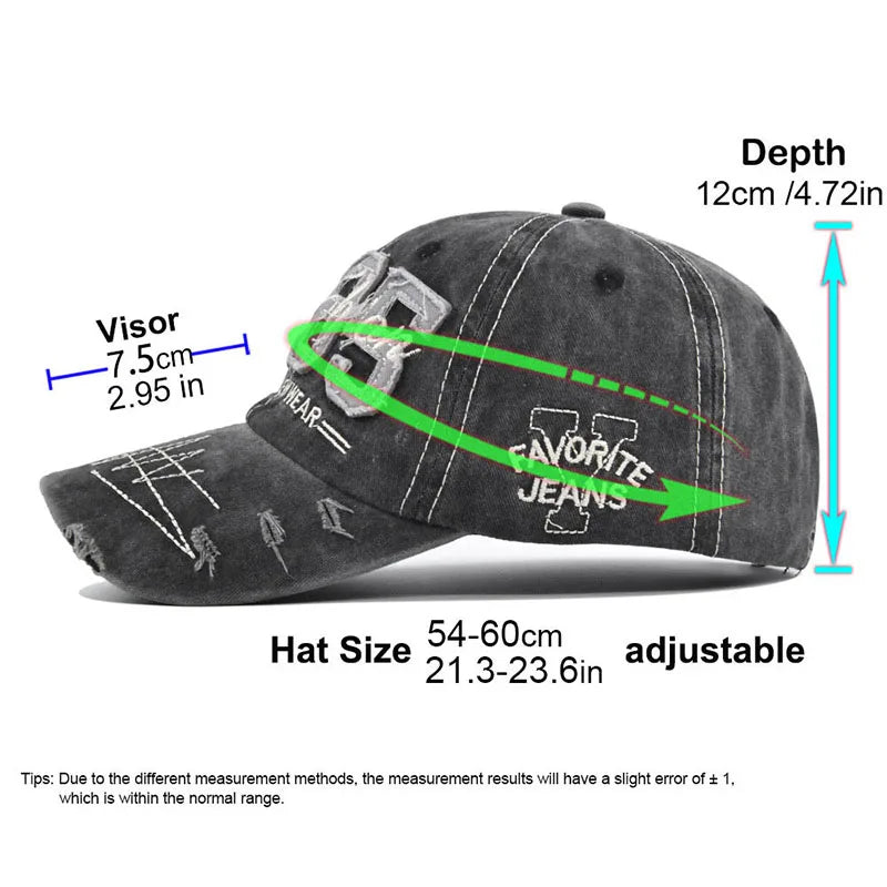 Men Women 1985 Embroidery Baseball Caps Vintage Washed Cotton Outdoor Sun Hats Unisex Streetwear Hip Hop Hats Adjustable
