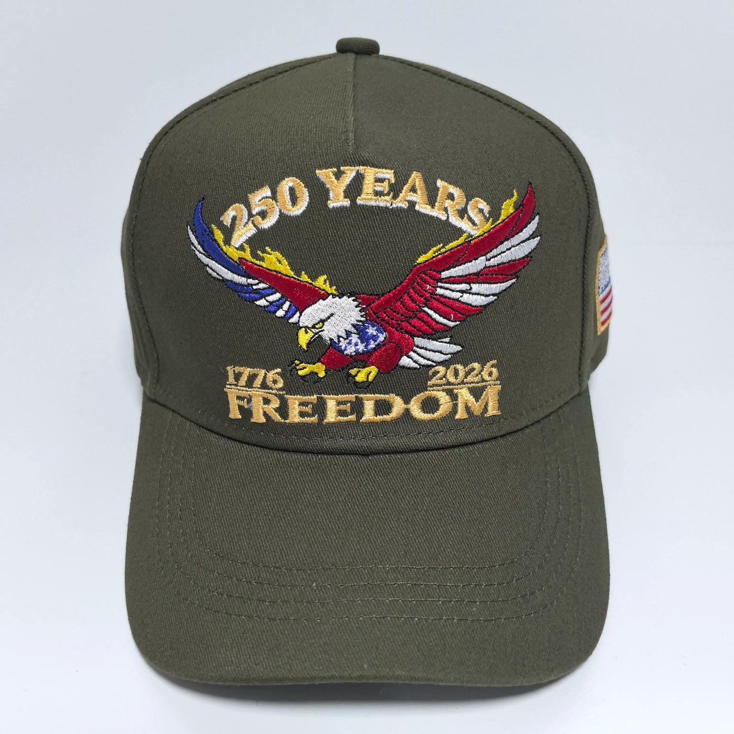 One USA 250th Anniversary Embroidered Baseball Cap Suitable for both men and women An ideal choice for personal use or as a gift